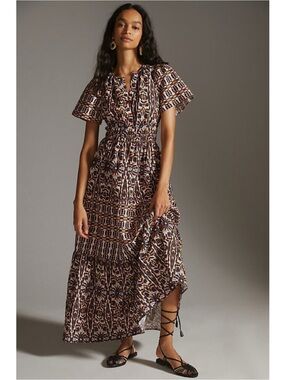 Anthropologie Maeve Sommerset Maxi Dress